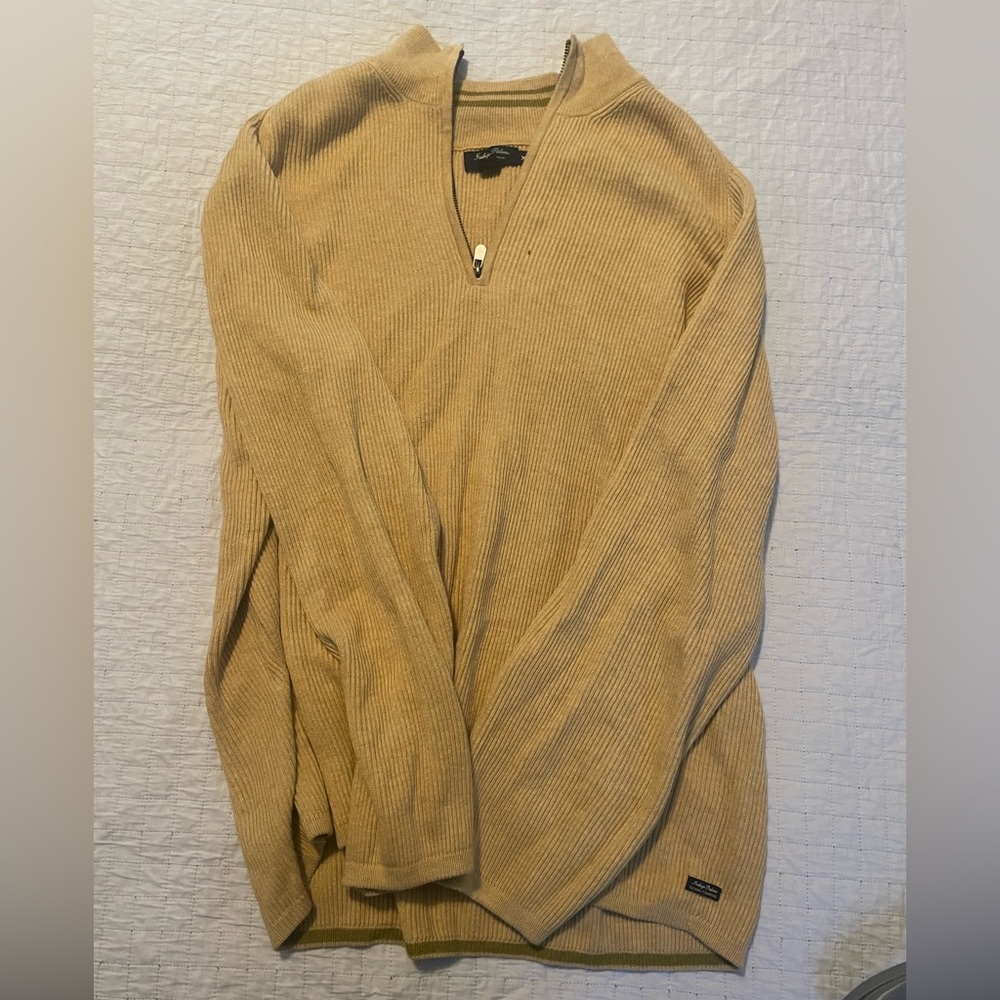 Men’s XL Indigo Palms pullover sweater